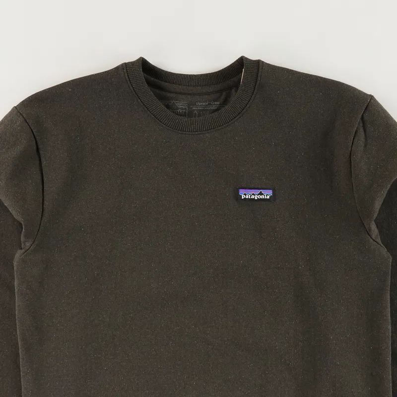 Patagonia P-6 Label Uprisal Crew Sweatshirt Logwood Brown-1