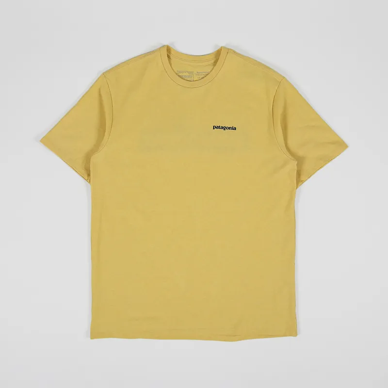Patagonia P-6 Logo Responsibili-Tee Surfboard Yellow-1