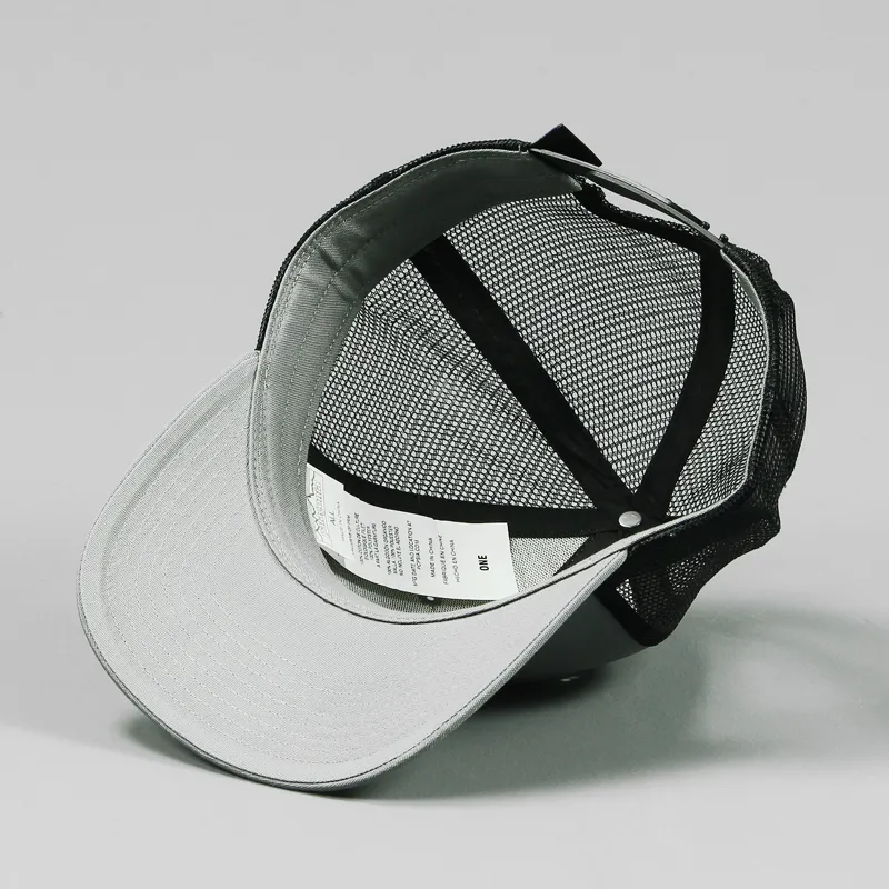 Patagonia P6 Trucker Hat Feather Grey-3