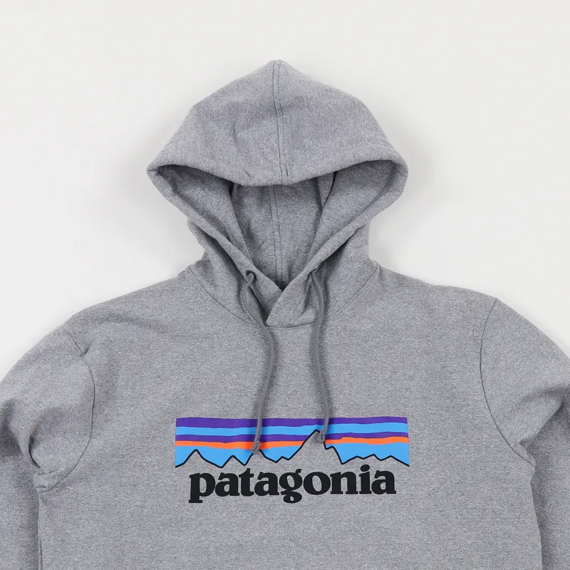 Patagonia P-6 Logo Uprisal Hoody Gravel Heather Grey-1