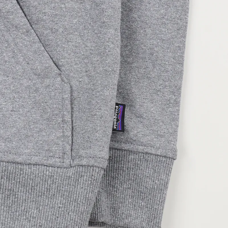 Patagonia P-6 Logo Uprisal Hoody Gravel Heather Grey-2