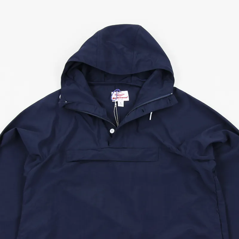 Battenwear Packable Anorak Navy-2