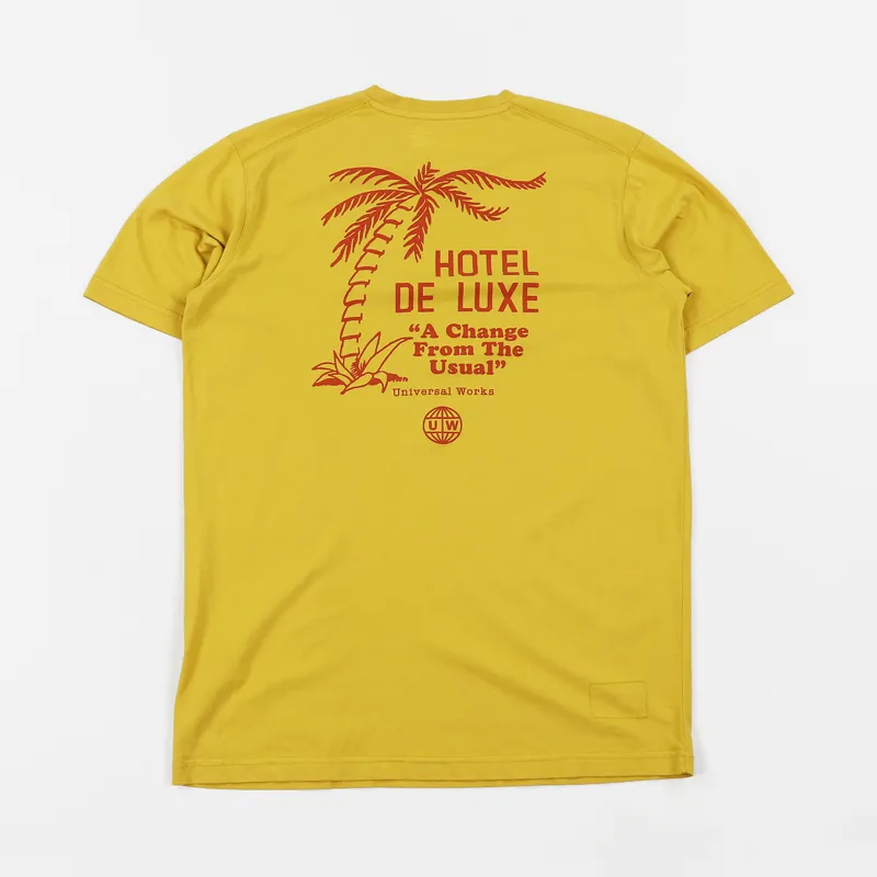 Universal Works Palm Deluxe T Shirt Sunshine