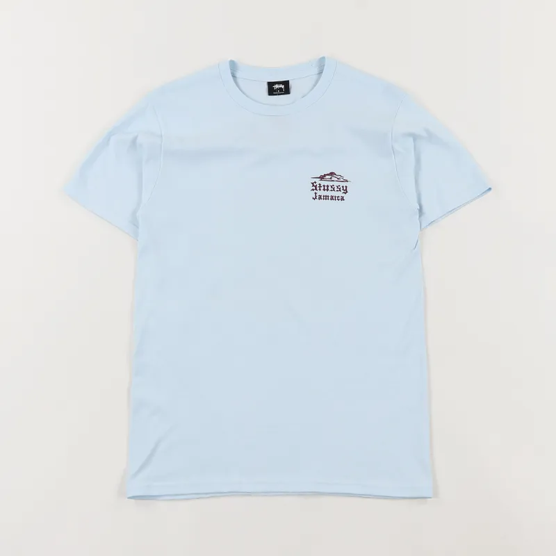 Stussy Paradise T Shirt Light Blue-1