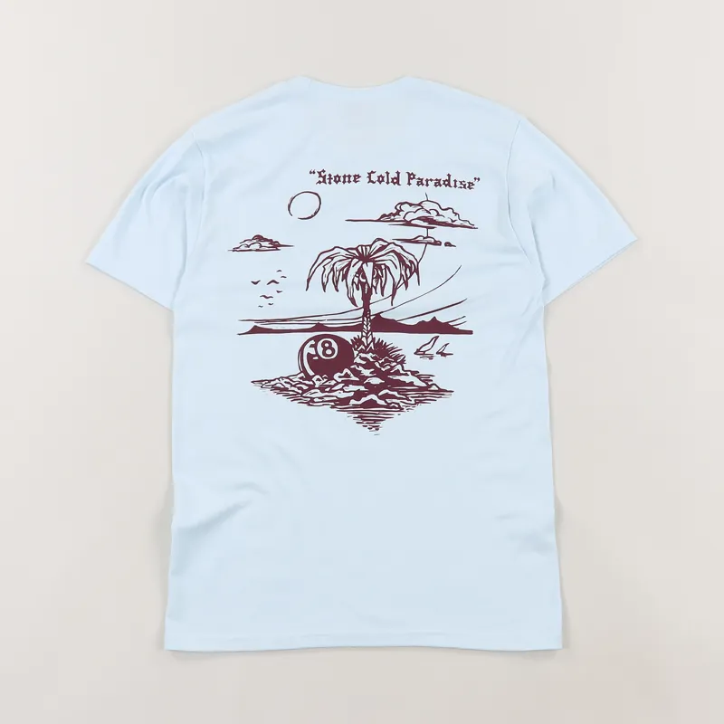 Stussy Paradise T Shirt Light Blue