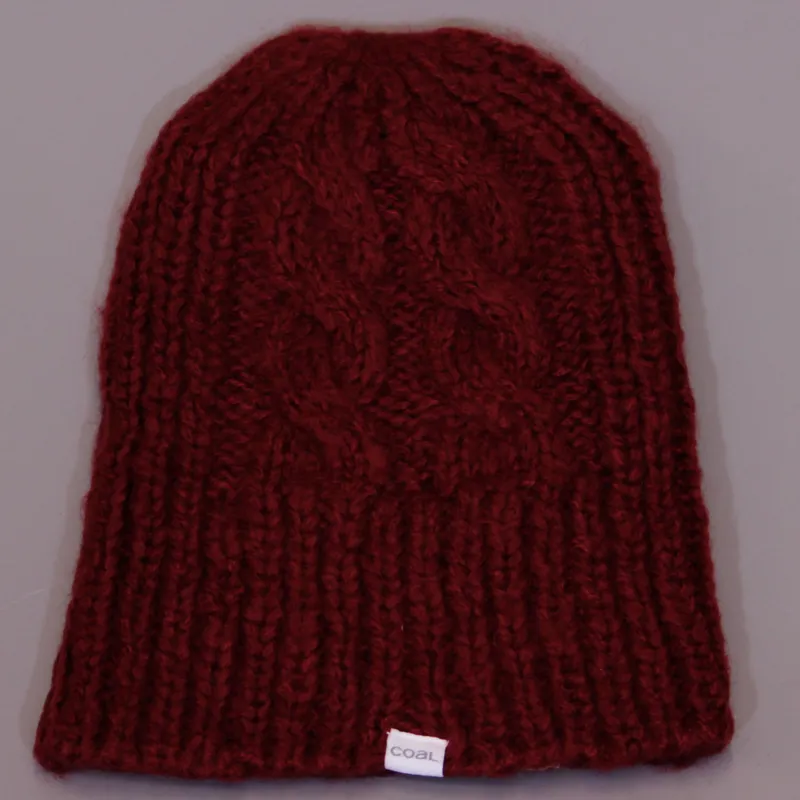 Coal The Parks Beanie Burgundy-1