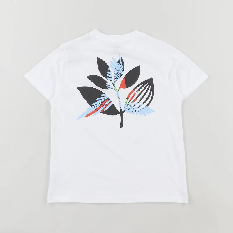 Magenta Parrot T Shirt White