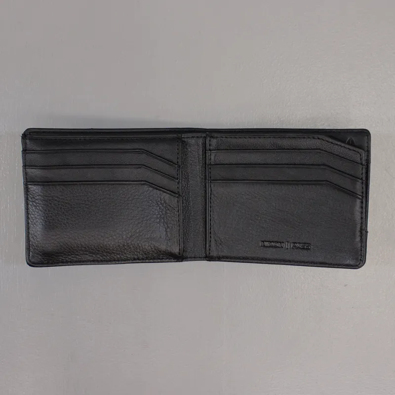 Nixon Pass Bi Fold ID Wallet All Black-4