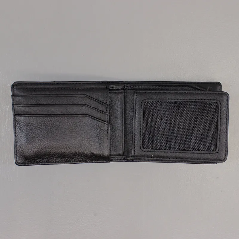 Nixon Pass Bi Fold ID Wallet All Black-6
