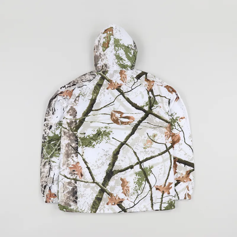 Thrasher Skateboard Magazine Patch Coach Jacket Snow Camo-3