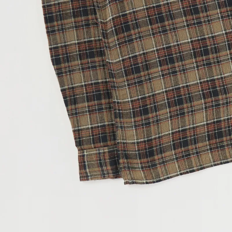 Folk Patch Shirt Brown Multi Check-3