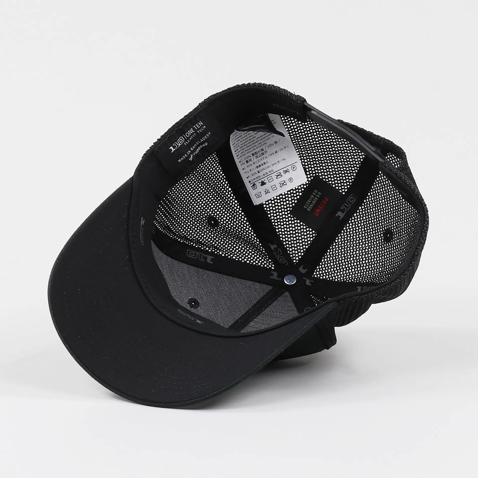 Arcteryx Outdoor Patch Logo Mesh Adjustable Trucker Hat Black