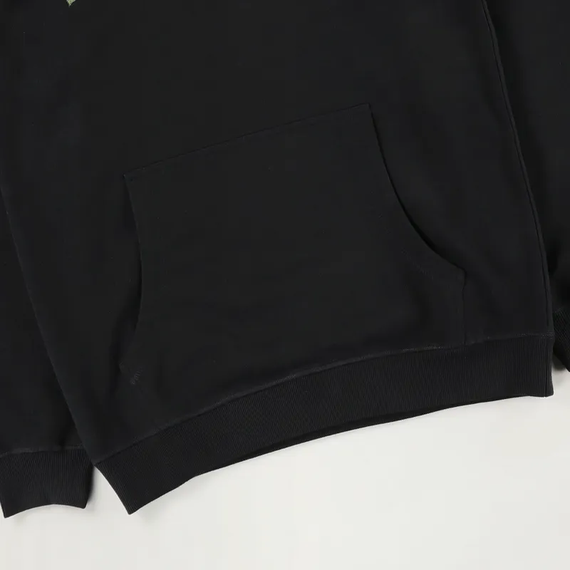 Maharishi Pax Psychotria Hooded Sweatshirt Black-3