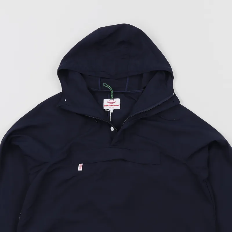 Battenwear Packable Anorak Navy-2
