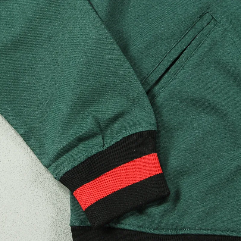 Stussy Pocket Rugby Long Sleeve Shirt Green-2