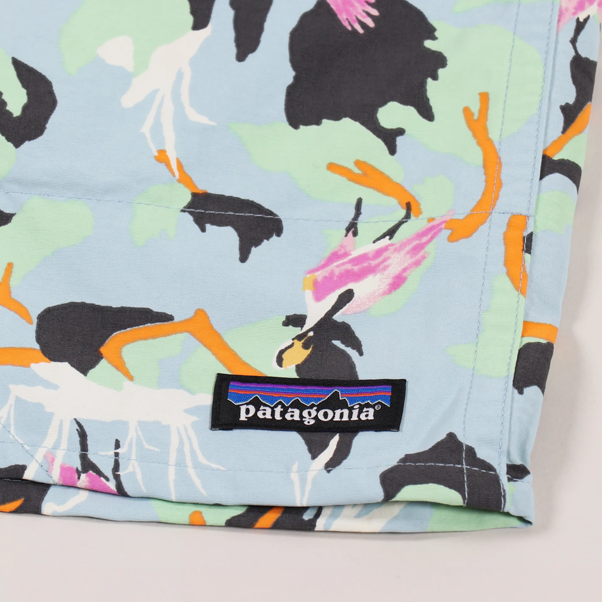 Patagonia Baggies Longs inch Shorts Spoonbills Big Sky Blue