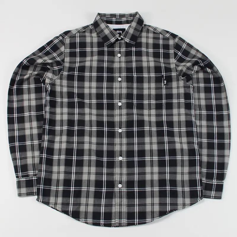 Stussy Penn Plaid Shirt Black