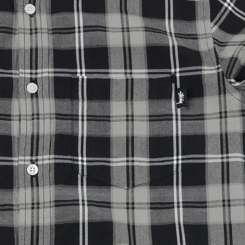 Stussy Penn Plaid Shirt Black-2