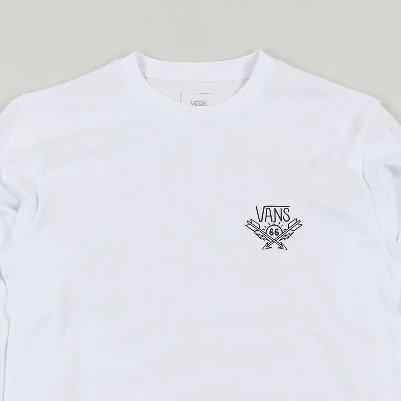 Vans Peraza Long Sleeve T Shirt White-3