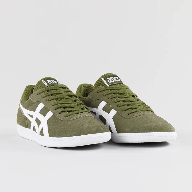 Asics Percussor TRS Shoes Martini Olive White-3