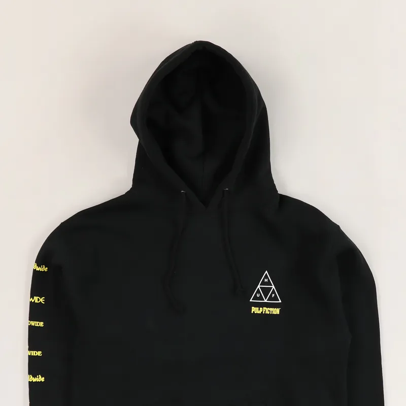 Huf Pulp Fiction Mia Triple Triangle Pullover Hoodie Black-3
