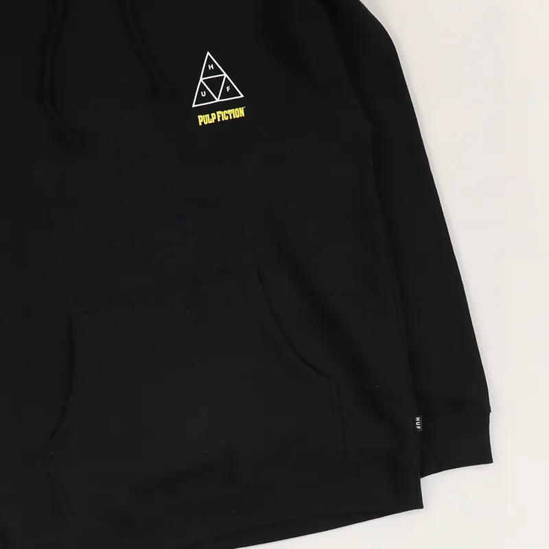 Huf Pulp Fiction Mia Triple Triangle Pullover Hoodie Black-4