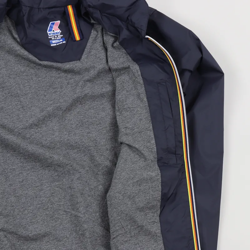 K-Way Phillippe Nylon Jersey Blue Depht-5