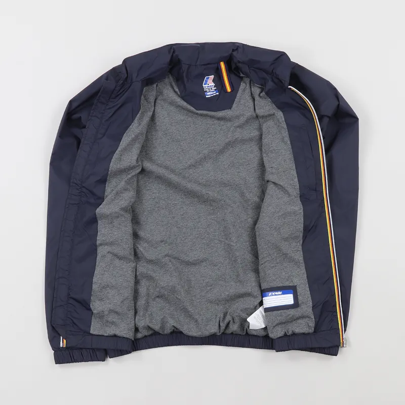 K-Way Phillippe Nylon Jersey Blue Depht-4