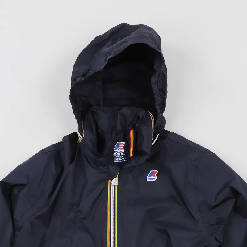 K-Way Phillippe Nylon Jersey Blue Depht-3