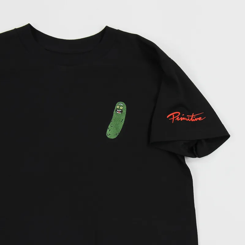 Primitive x Rick And Morty Pickle Rick T Shirt Black-2