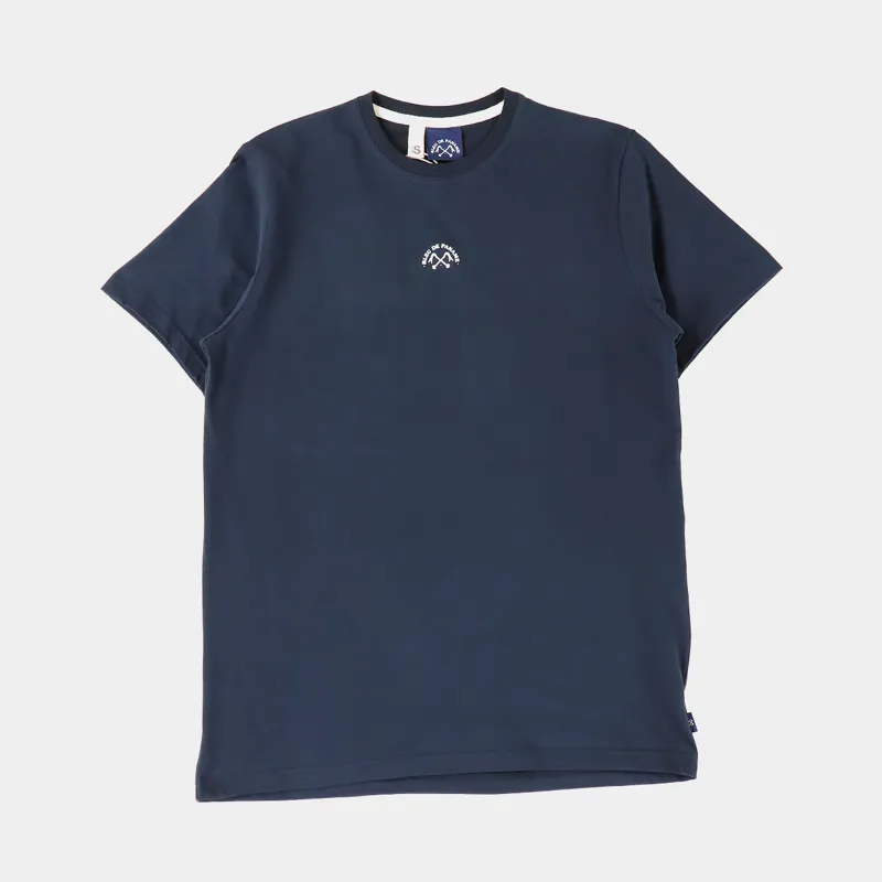 Bleu De Paname Crowbar Logo T Shirt Blue