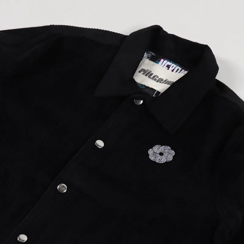Piilgrim Savage Henry Cord Jacket Black-3