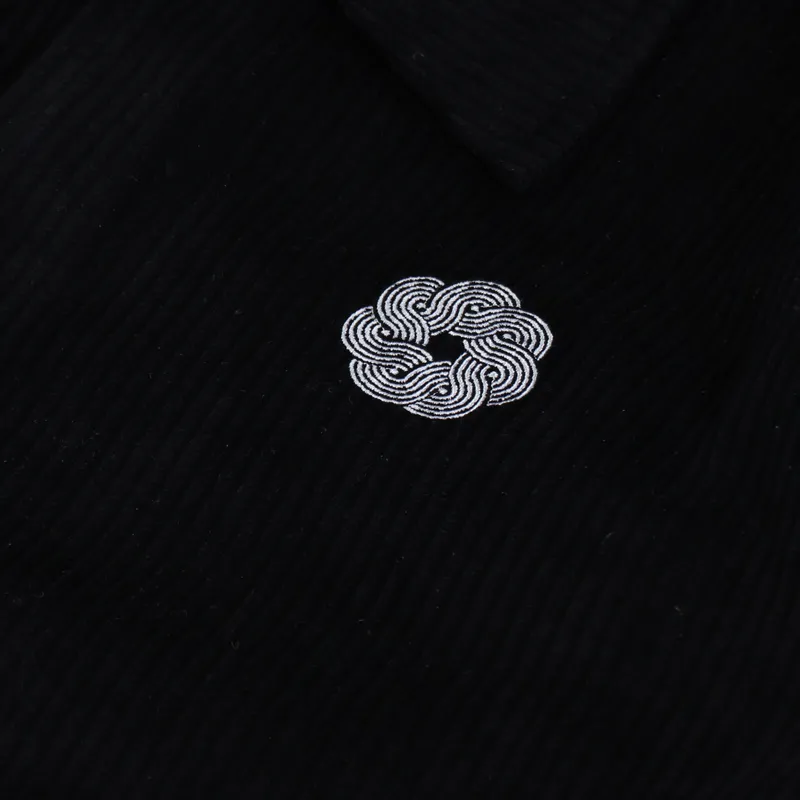 Piilgrim Savage Henry Cord Jacket Black-6