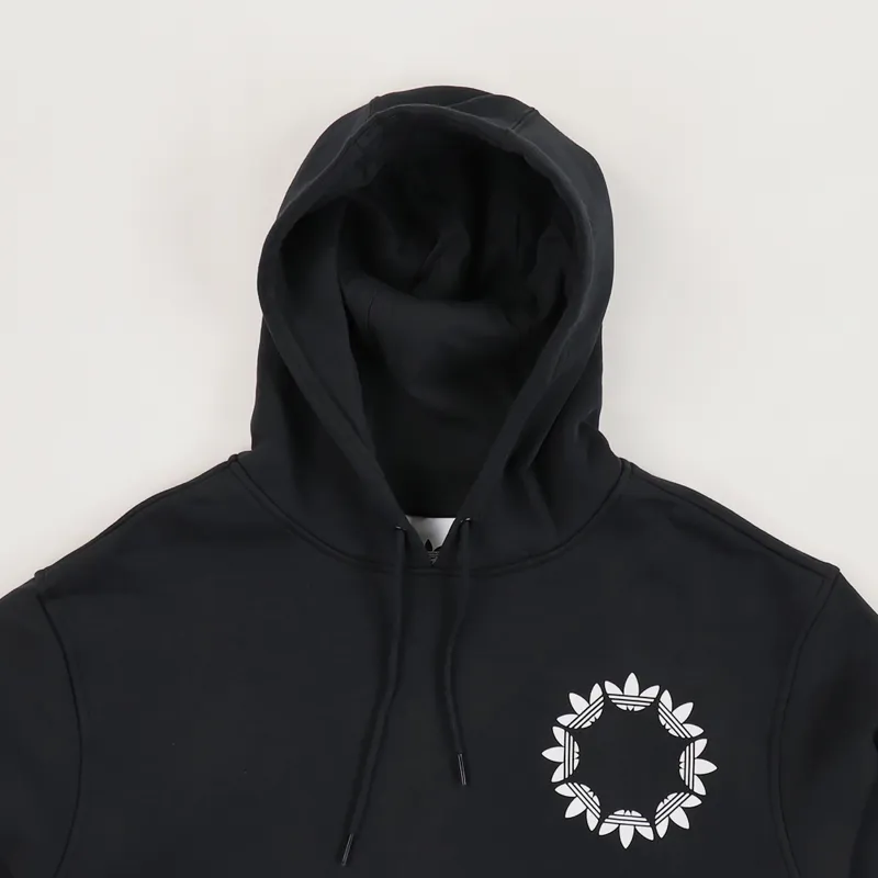 Adidas Skateboarding Pinwheel Hoodie Black Grey-2
