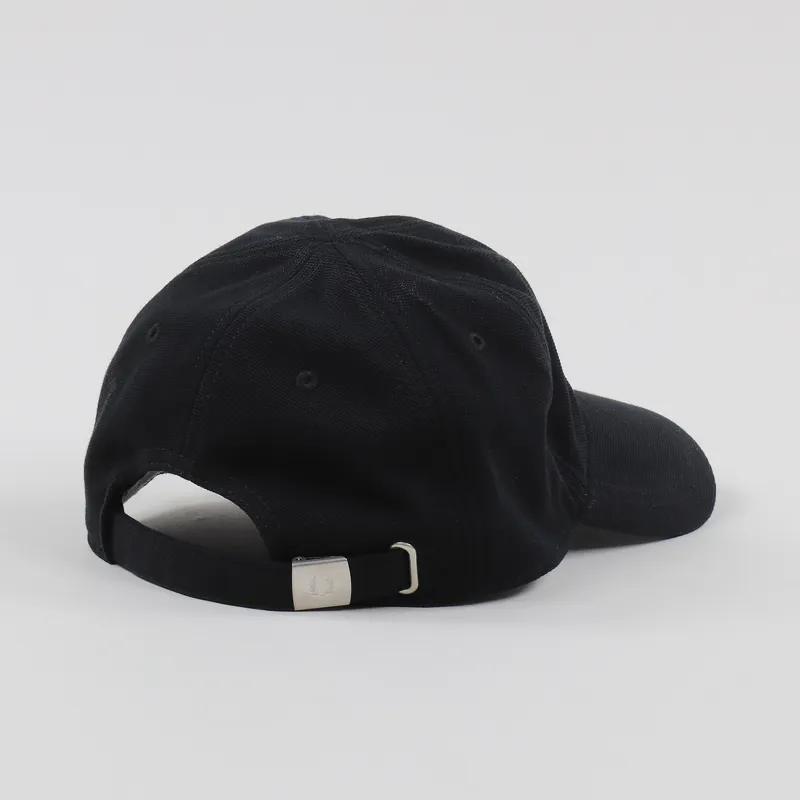 Fred Perry Pique Classic Cap Black-1