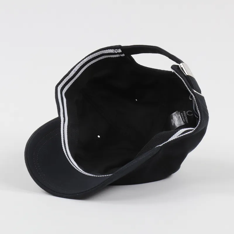 Fred Perry Pique Classic Cap Black-2