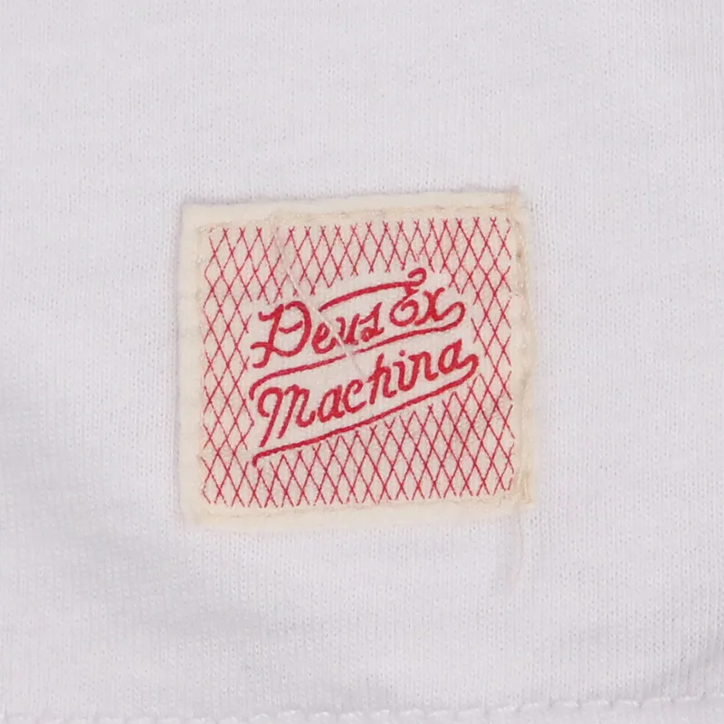 Deus Ex Machina Piston Script T Shirt White-2