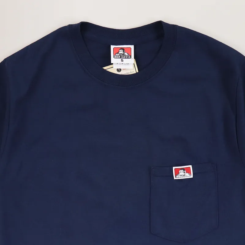 Ben Davis Pocket T Shirt Navy-1