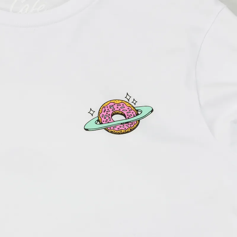 Skateboard Cafe Planet Donut Long Sleeve T Shirt White-1