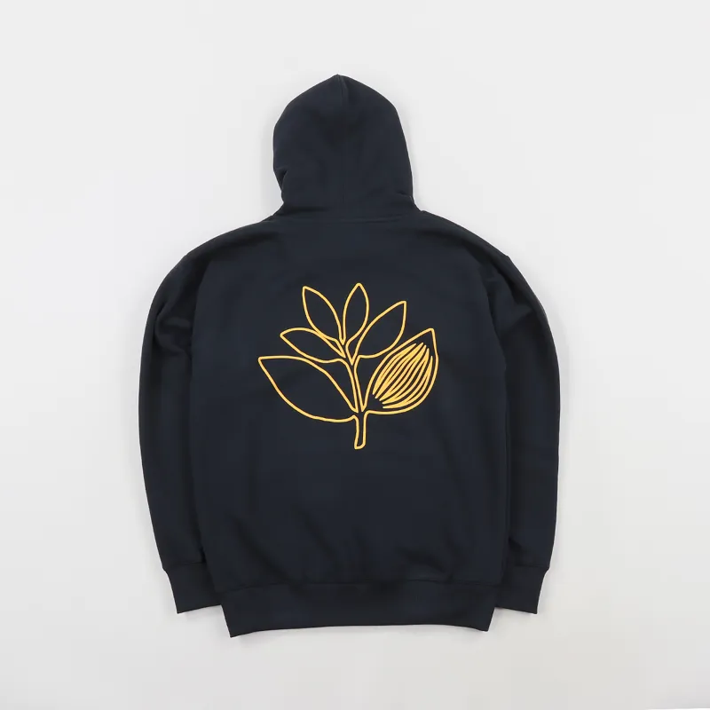 Mens Plant Logo Hoodie Navy Blue