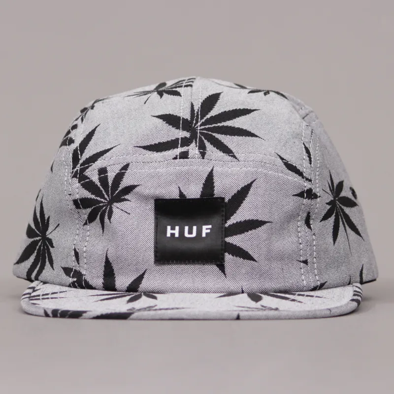 Huf Plantlife Volley 5 Panel Cap - Black-1