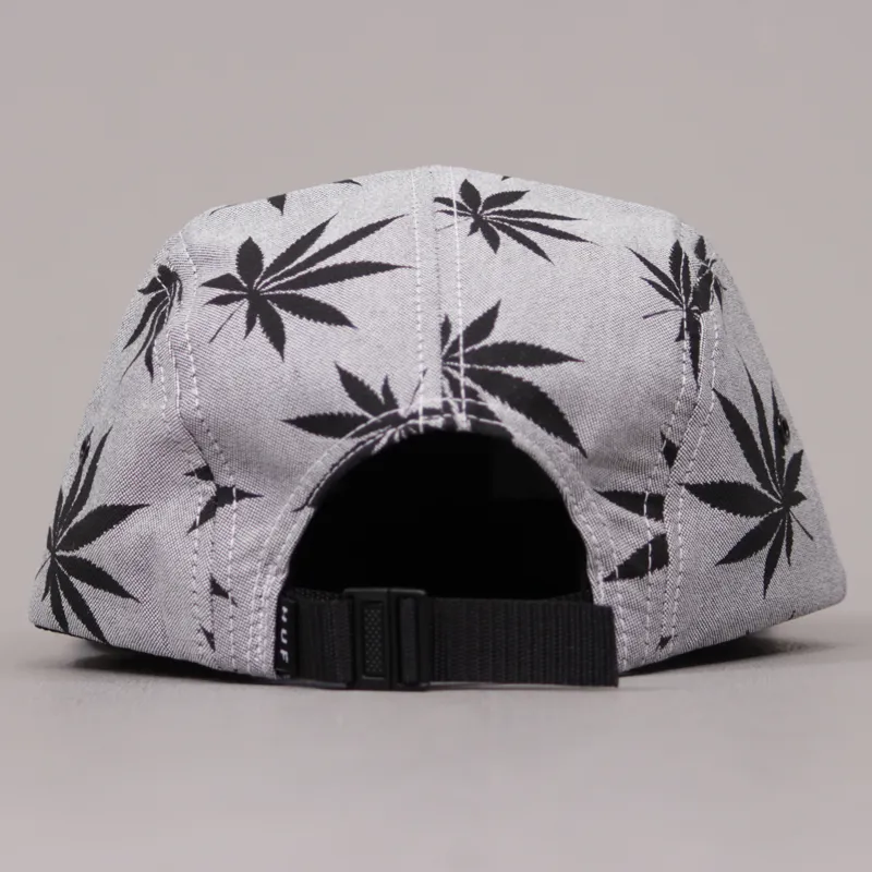Huf Plantlife Volley 5 Panel Cap - Black-3