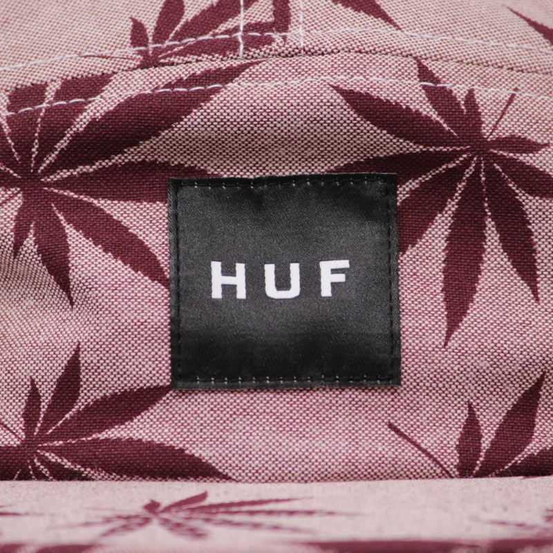 Huf Plantlife Volley 5 Panel Cap - Red-2