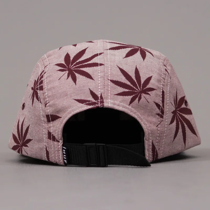 Huf Plantlife Volley 5 Panel Cap - Red-3