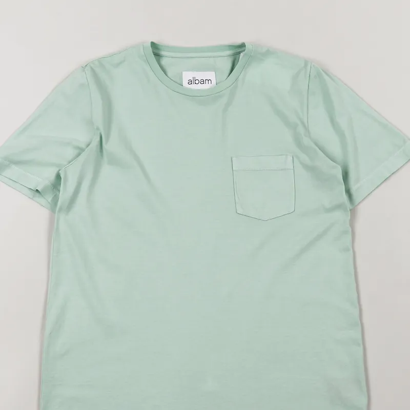 Albam Pocket T Shirt Faded Jade-1