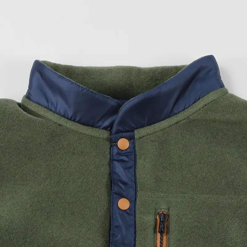 Manastash Polartec Base Camp Pullover Fleece Olive-1