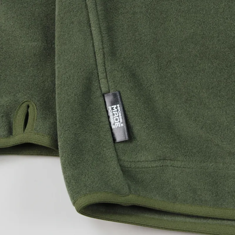 Manastash Polartec Base Camp Pullover Fleece Olive-3