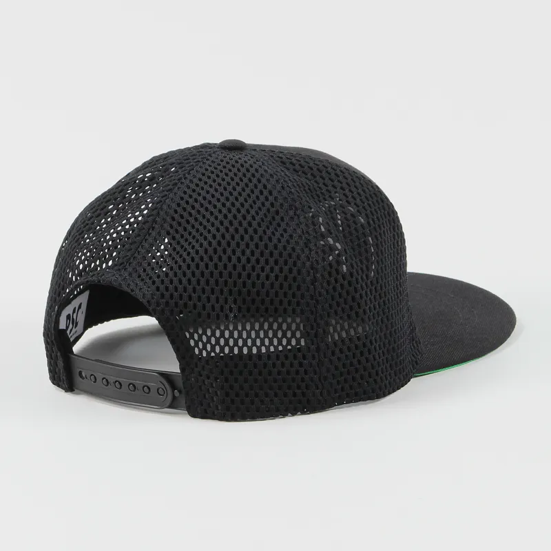 Polar Trucker Snapback Cap Black-2