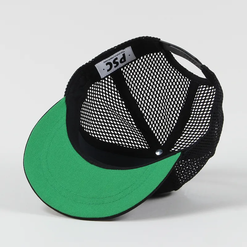 Polar Trucker Snapback Cap Black-3