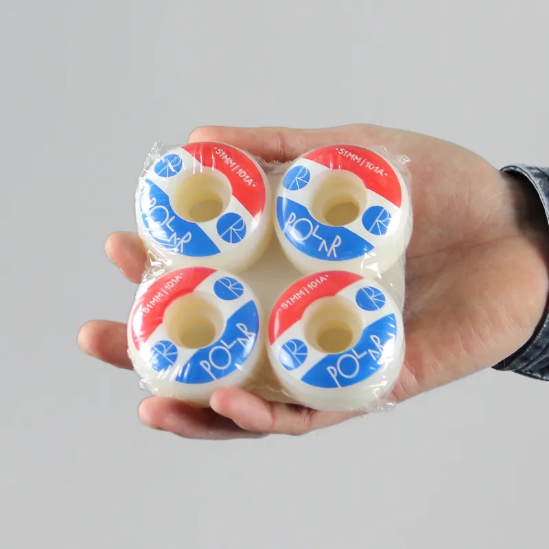 Polar Fill Logo 101A Wheels 51mm White